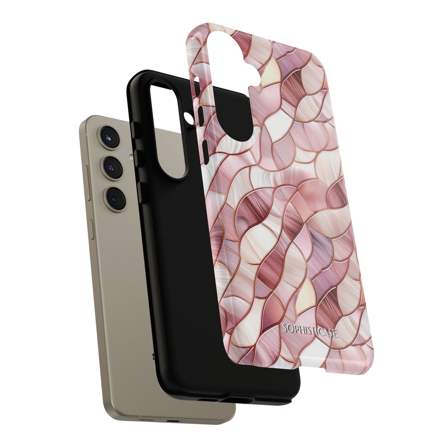 Rose' Runway in Sweet Mosaic - Tough Phone Case