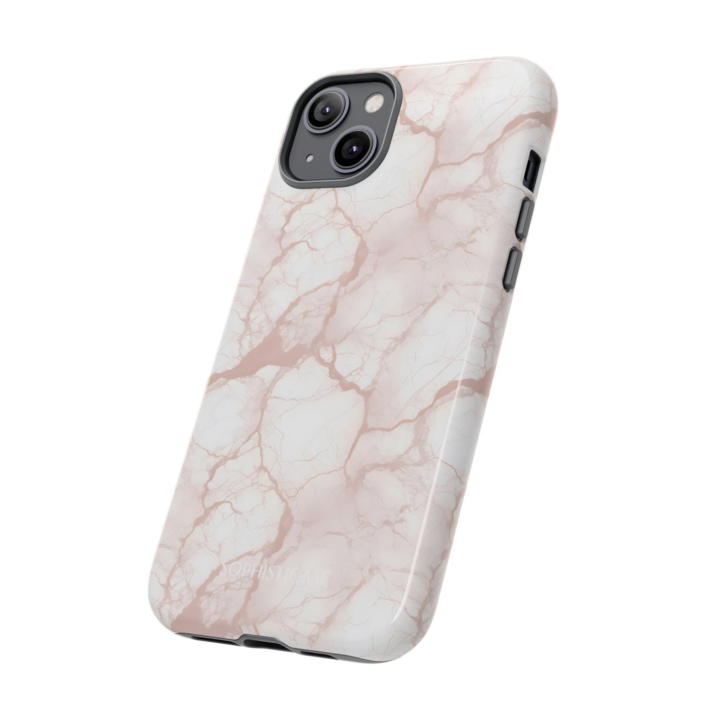 Marble Opulence in Neutral Beige - iPhone Case