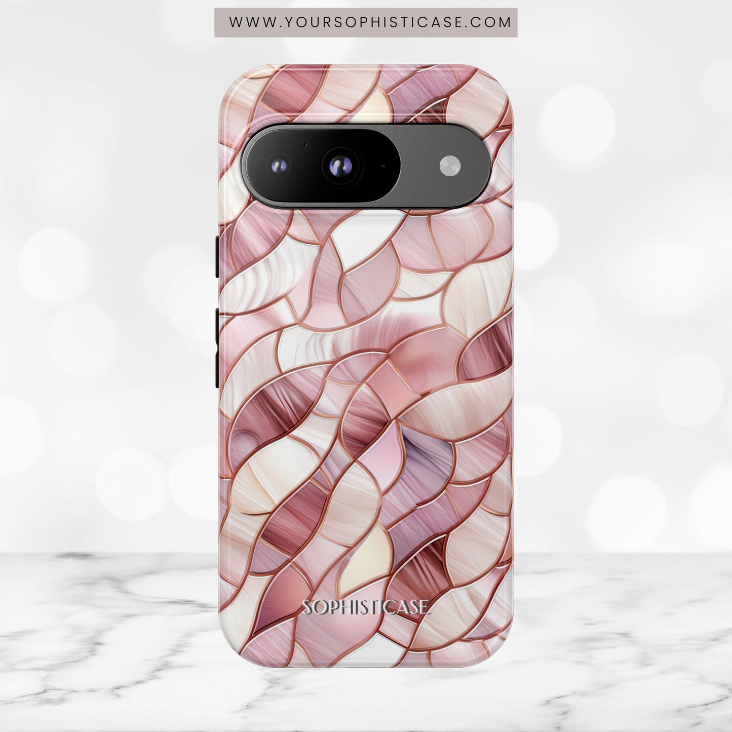 Rose' Runway in Sweet Mosaic - Tough Phone Case