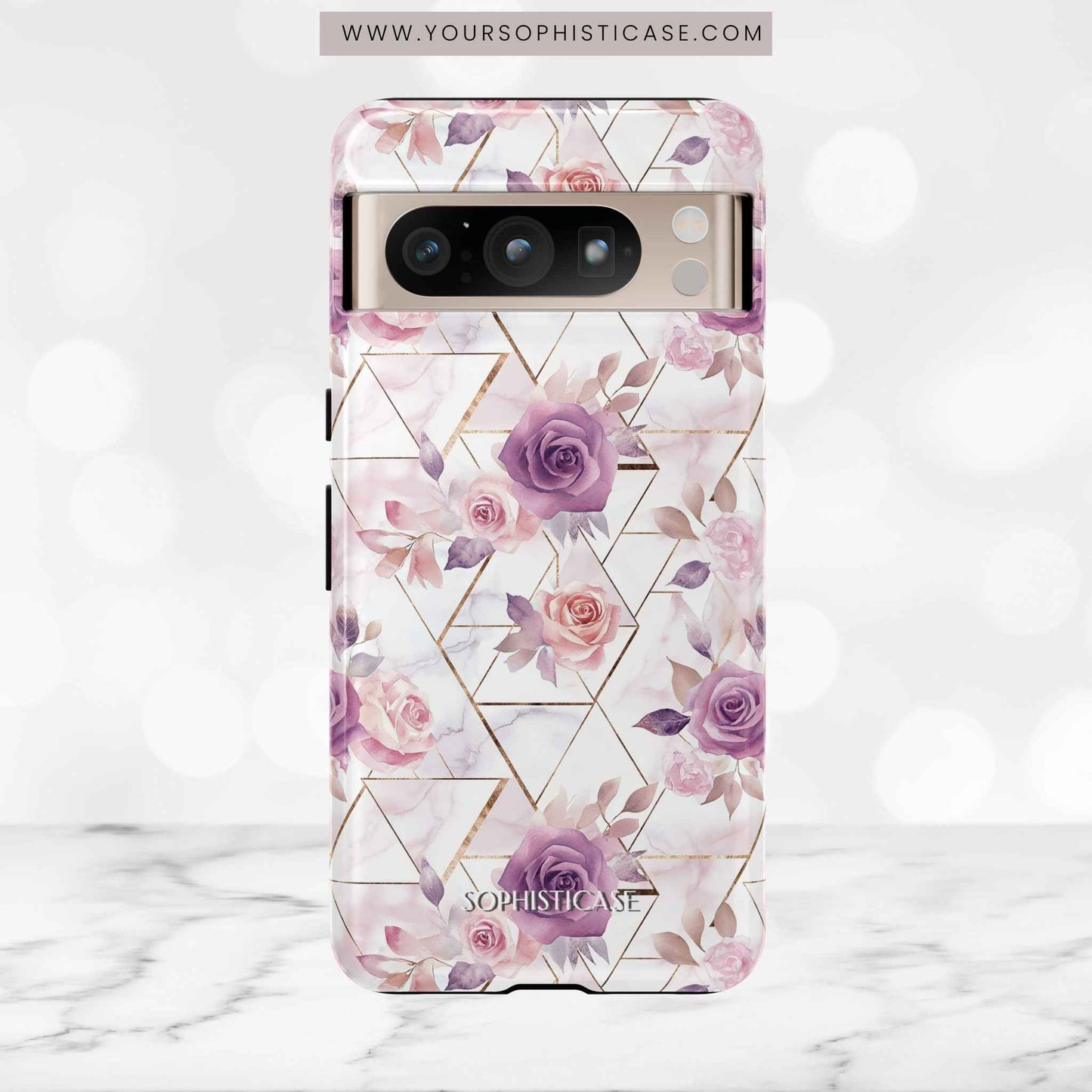 Royal Floral in Rose Royale - Tough Phone Case