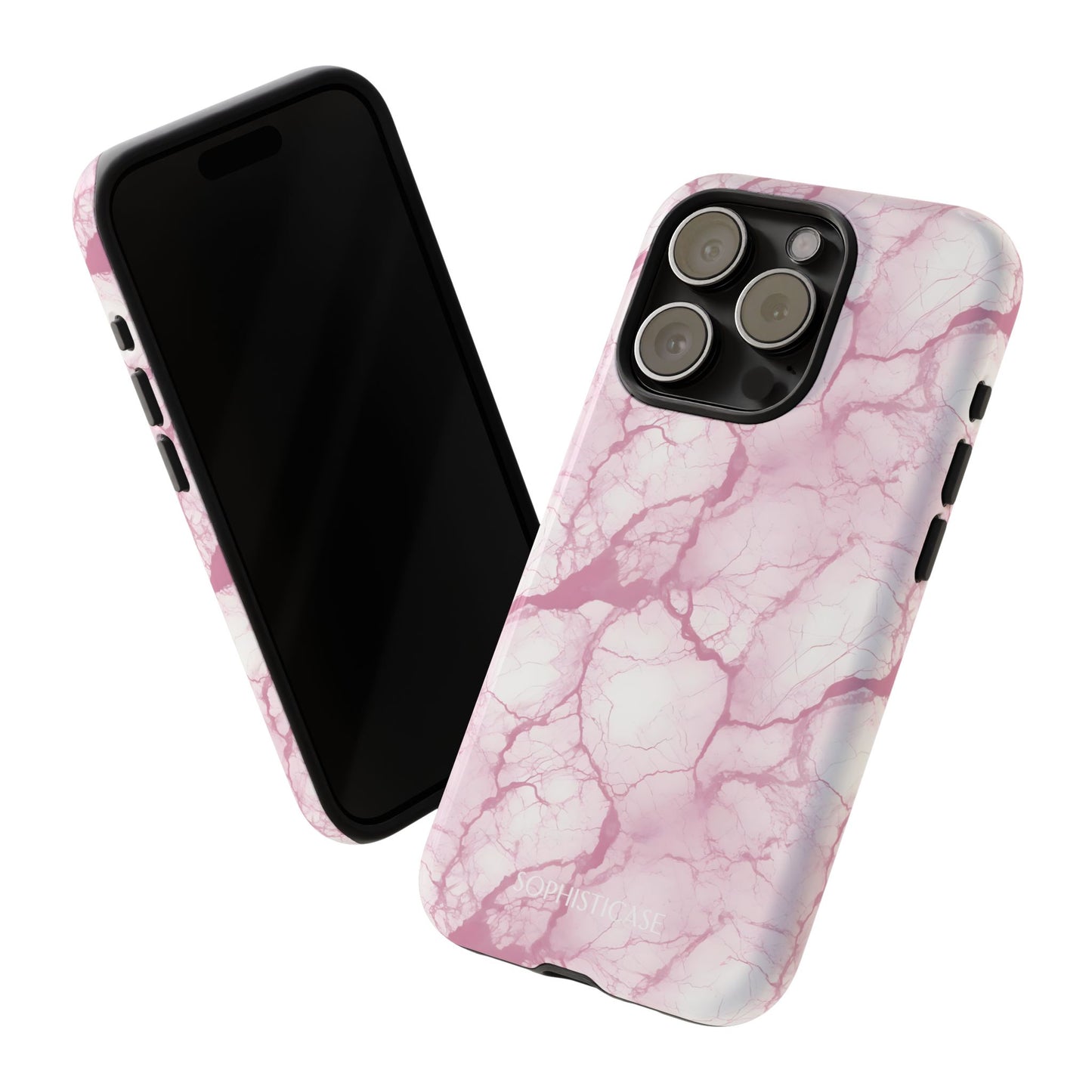 Marble Opulence in Pink - Tough Phone Case