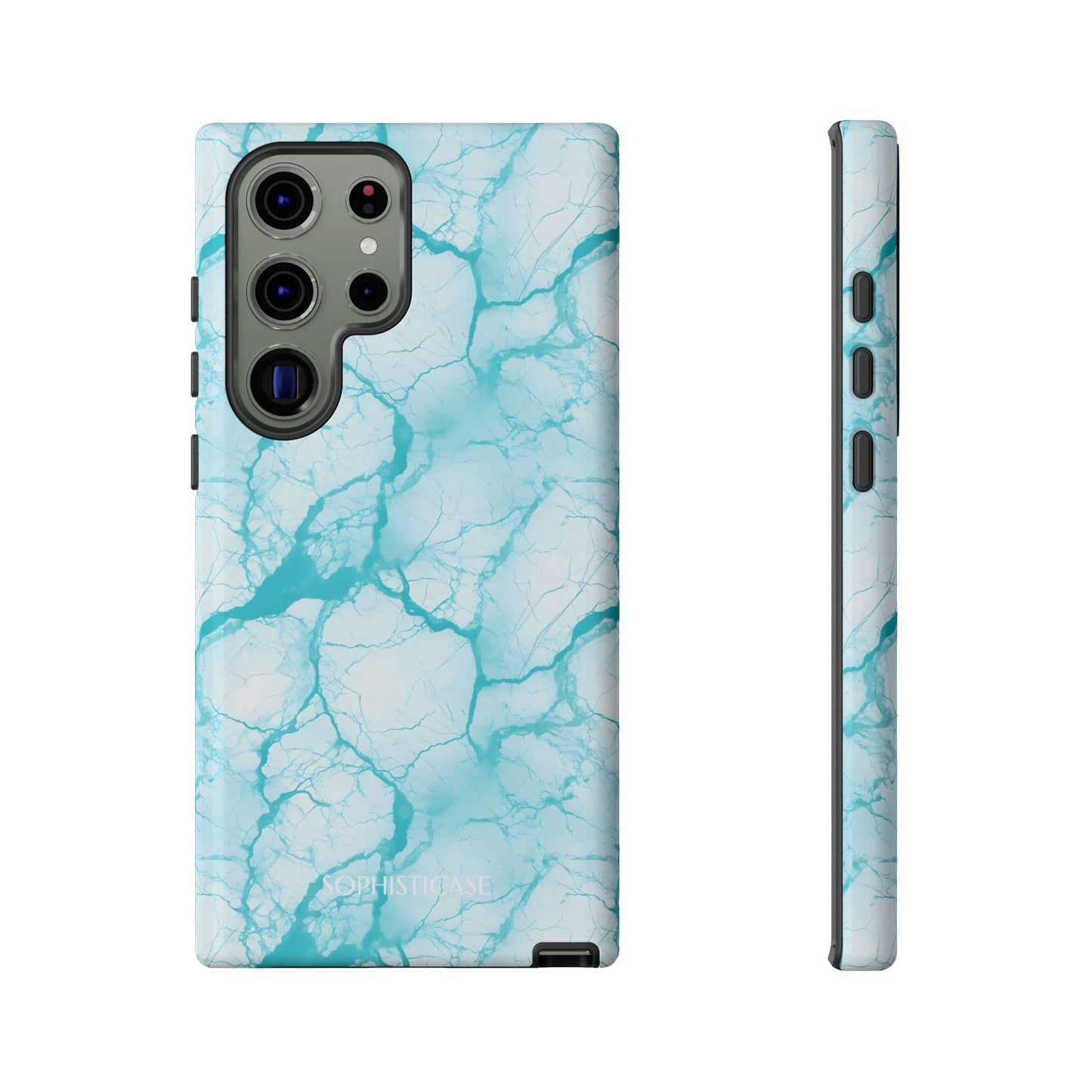 Marble Opulence in Aqua - Tough Phone Case