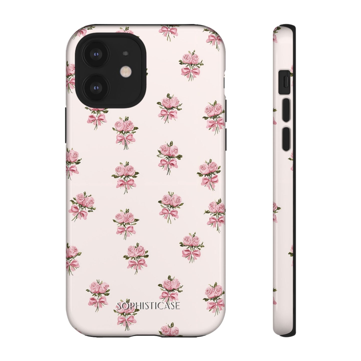 The Sweetest Thing in Coquette Rose Bouquet - iPhone Case