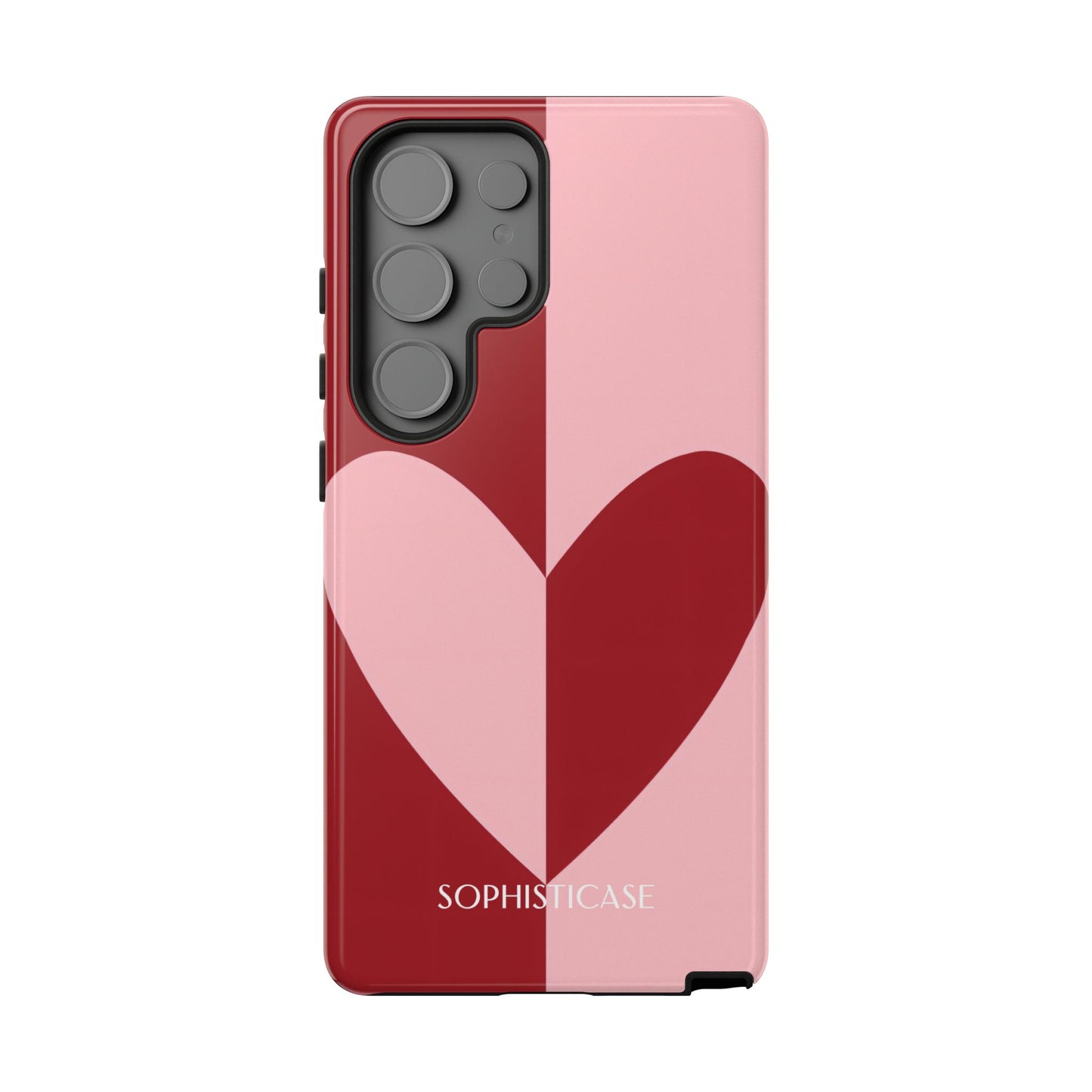 Be Mine in Red and Pink - Protective Phone Case for Samsung Galaxy - Sophisticase