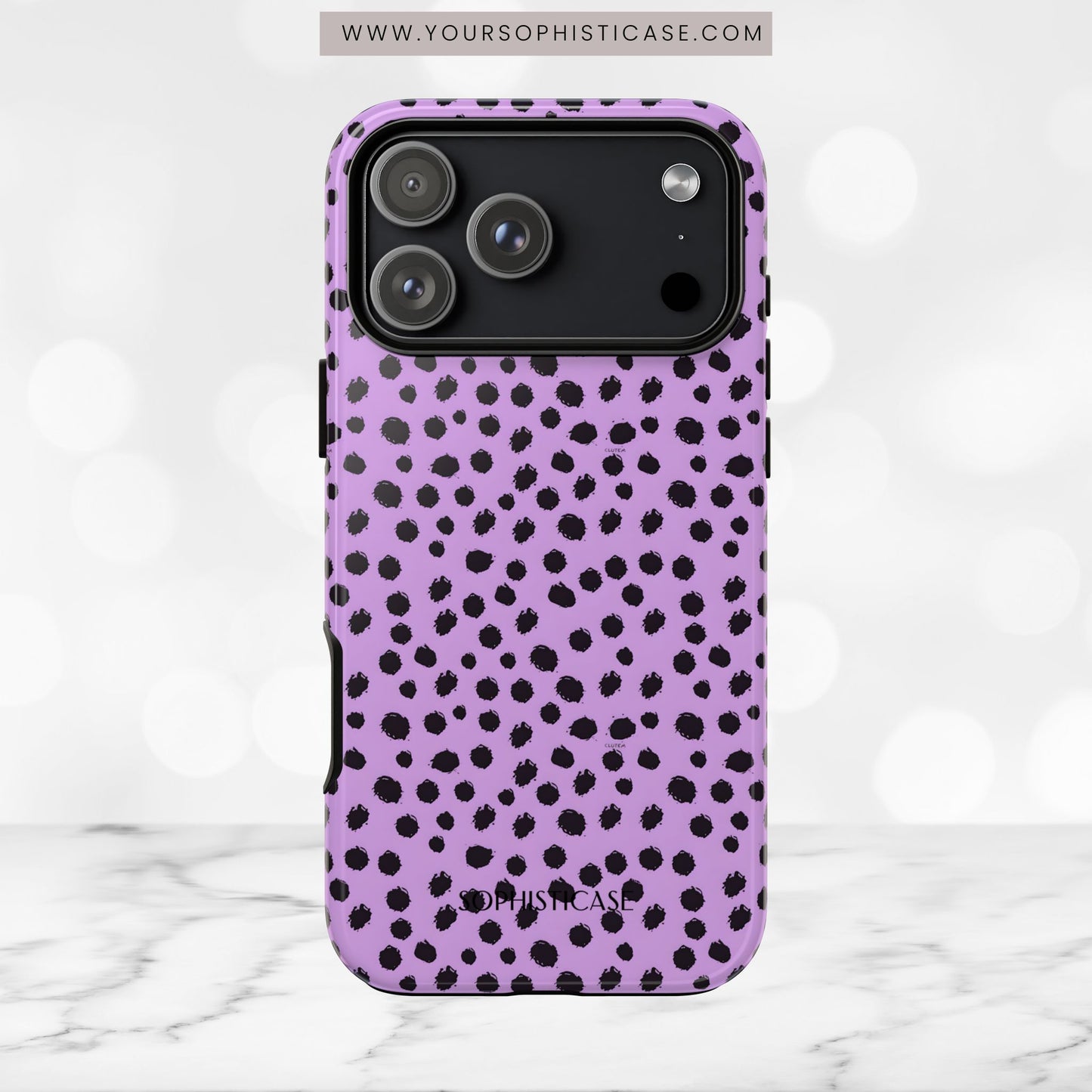 Cheetahs and Liars in Purple - iPhone Case