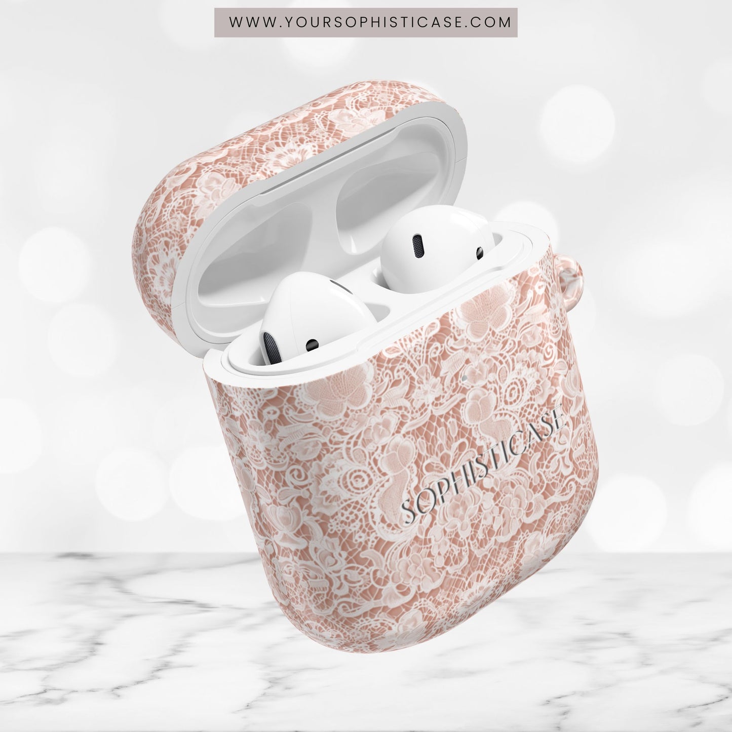 AirPod Cases - Luxe Lace in Brown