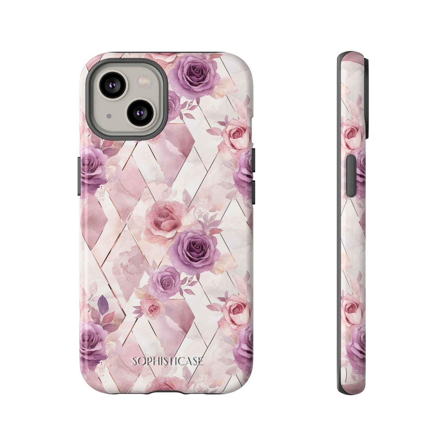 Royal Floral in Mauve Rose - Tough Phone Case