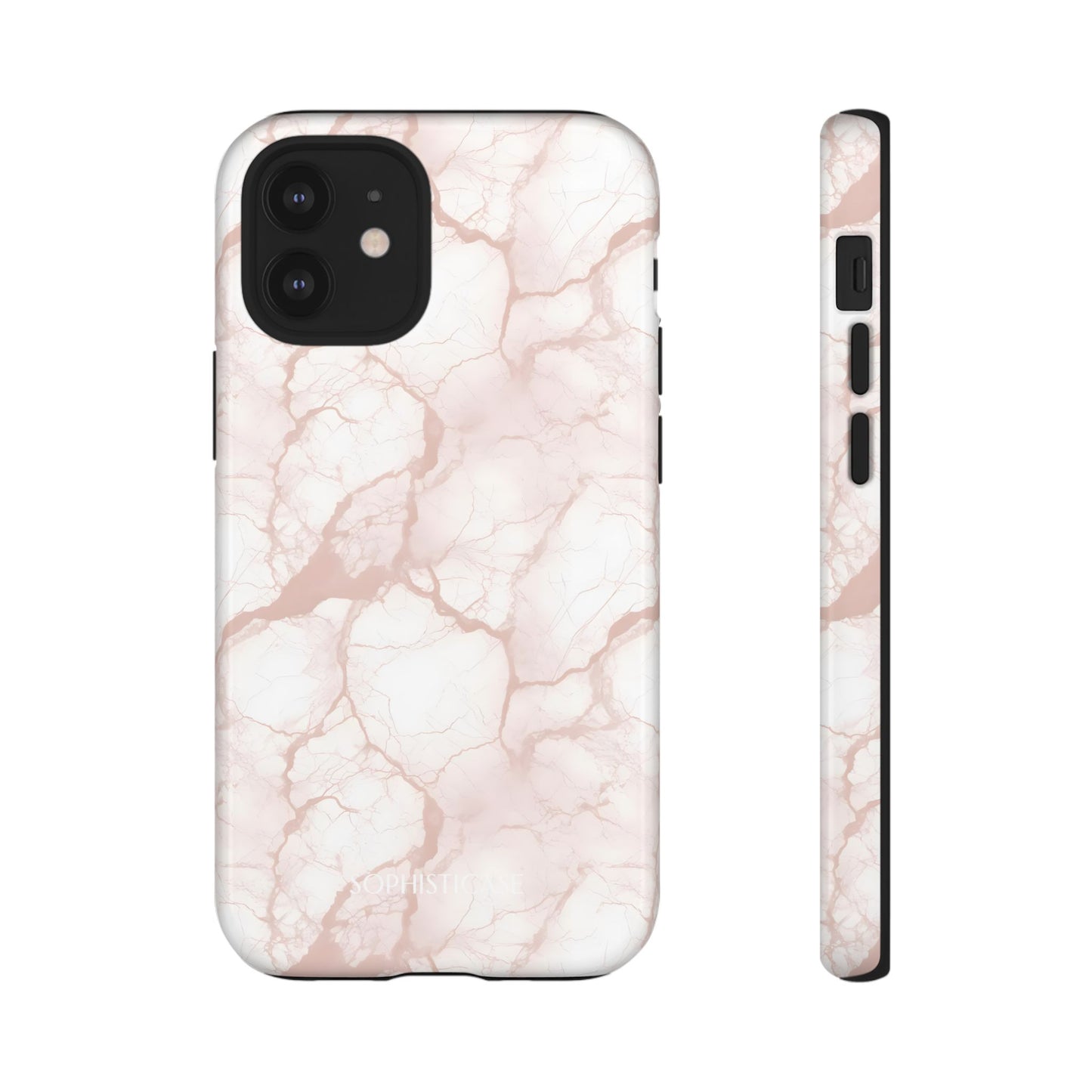 Marble Opulence in Neutral Beige - iPhone Case