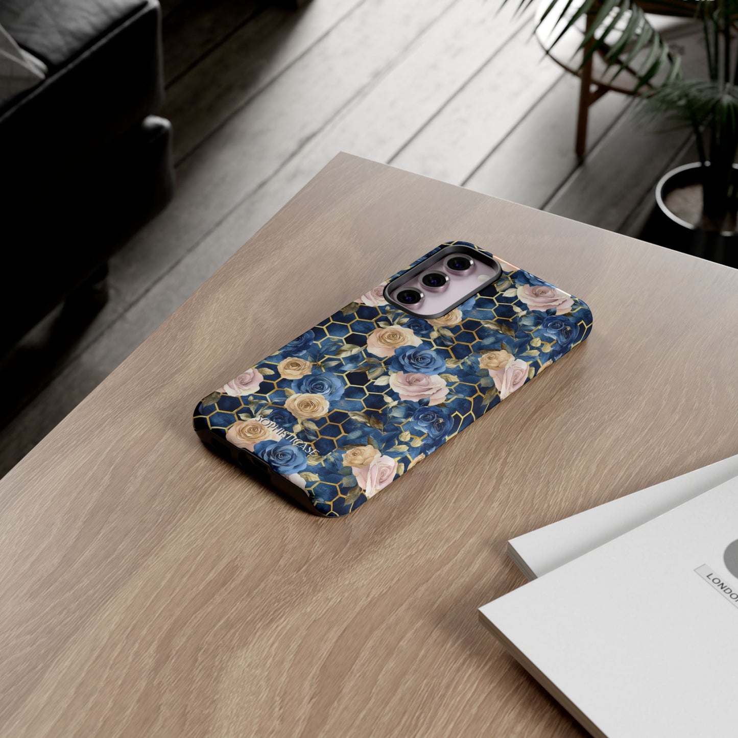 Royal Floral in Midnight Rose - Tough Phone Case