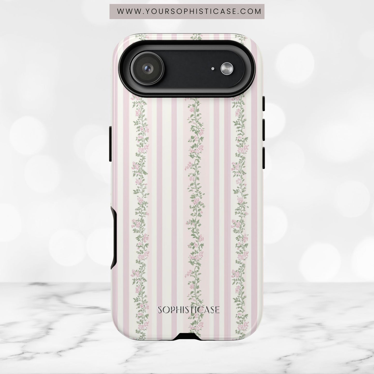 The Sweetest Thing in Coquette Rose Vine - iPhone Case