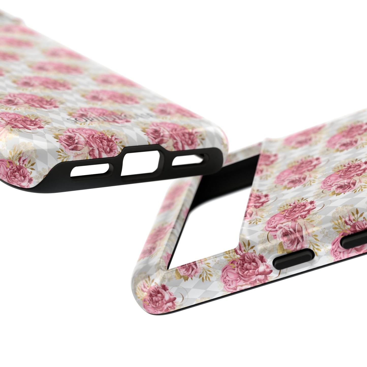 Rose Diamond Romance in Colette - Tough Phone Case