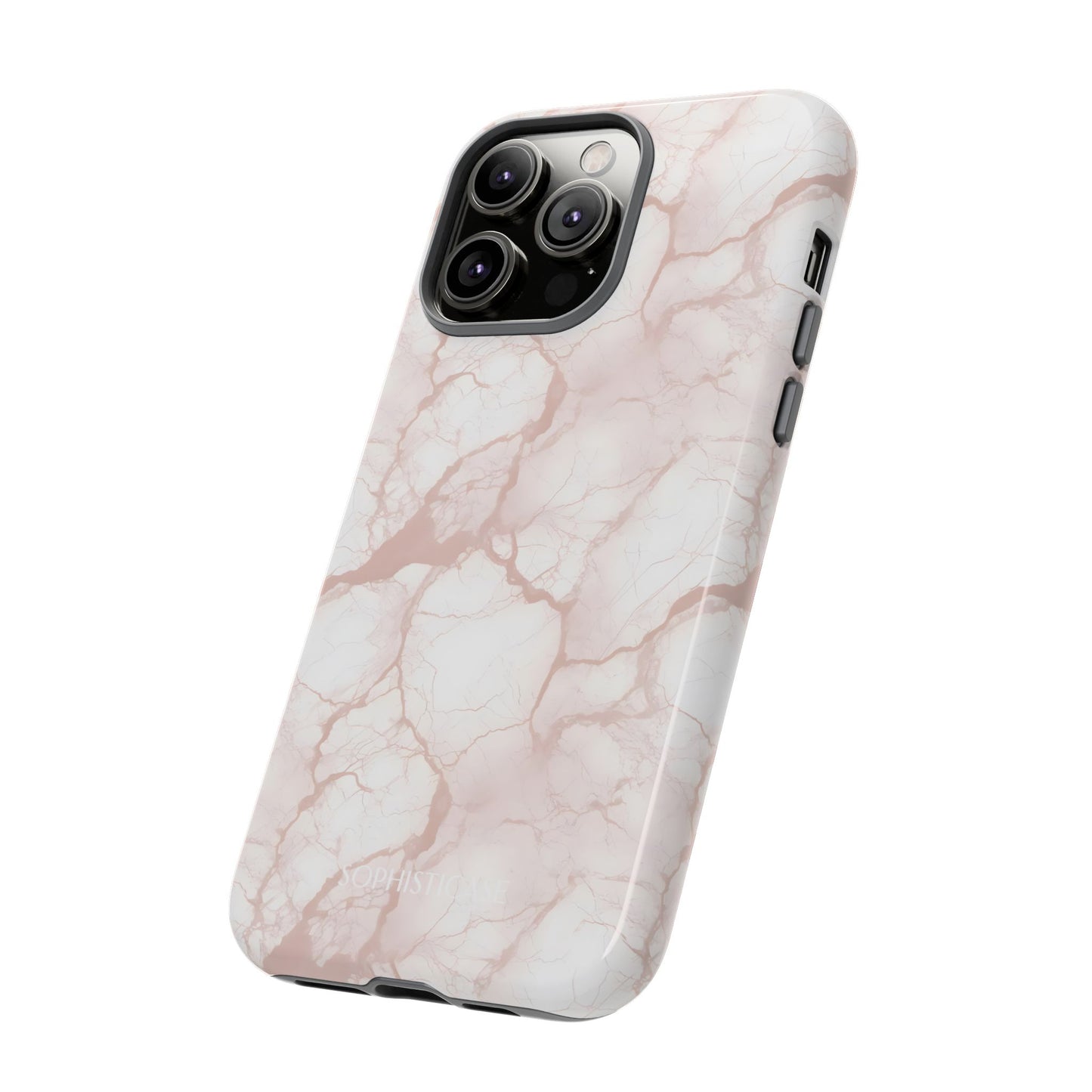 Marble Opulence in Neutral Beige - iPhone Case