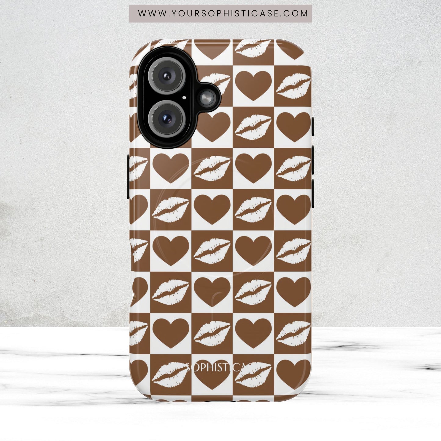 Belle Amie in Deep Brown - Magsafe Case
