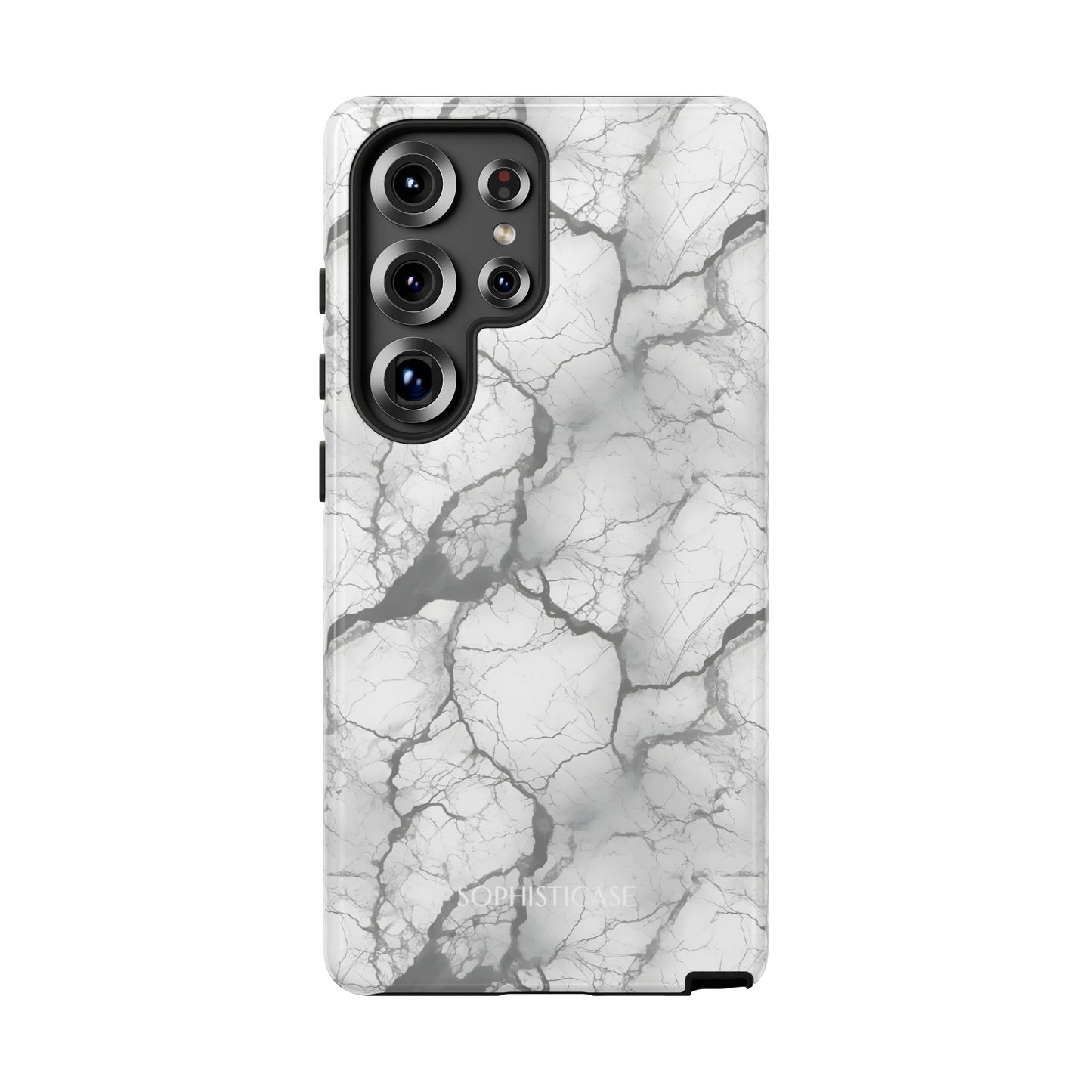 Marble Opulence in Charcoal Grey - Samsung Galaxy Case