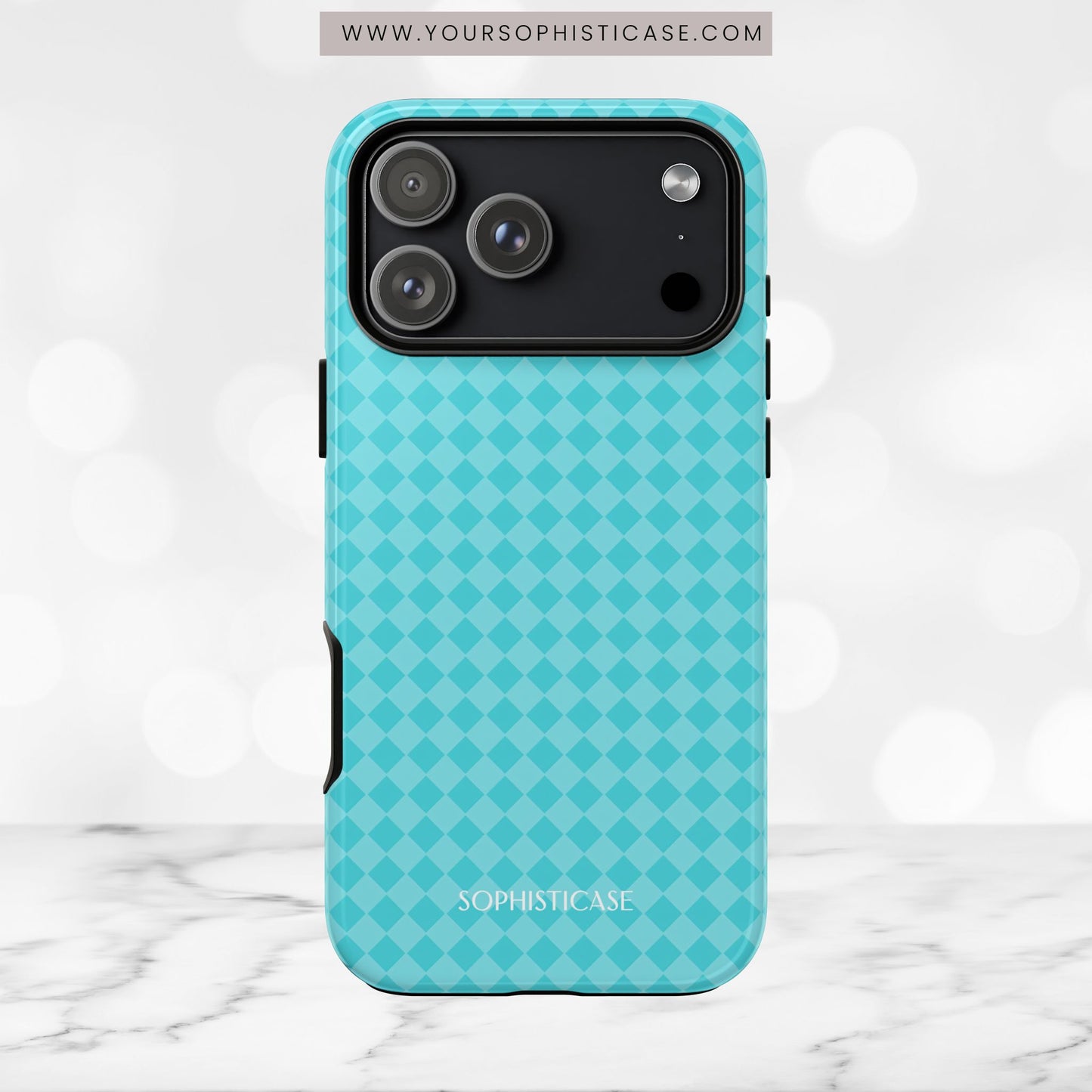 Diamond Diva in Aqua - iPhone Case
