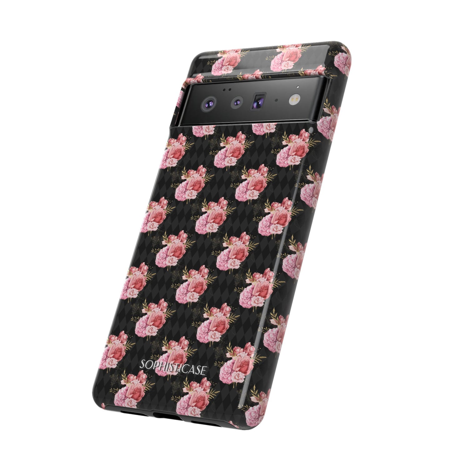 Rose Diamond Romance in Vivienne - Tough Phone Case