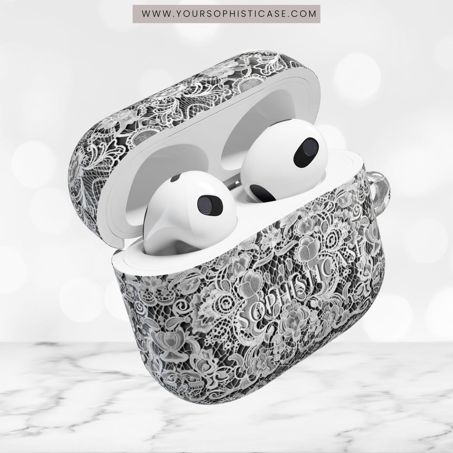 AirPod Cases - Luxe Lace in Black