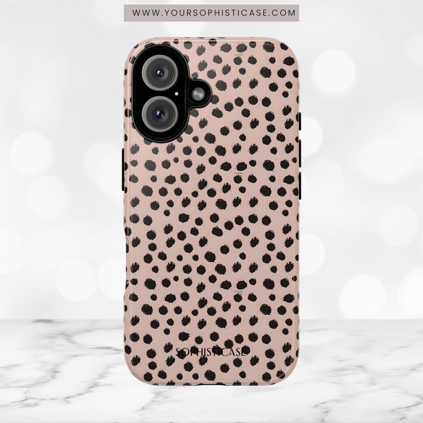 Cheetahs and Liars in Light Brown - iPhone Case