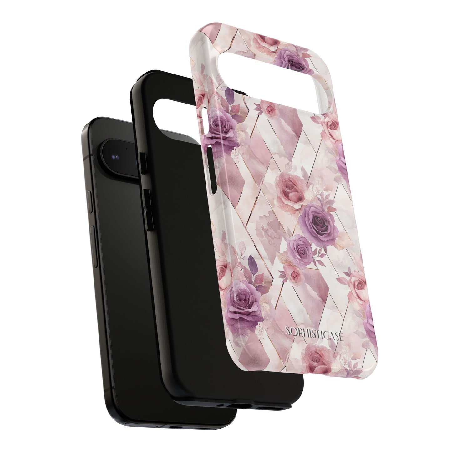 Royal Floral in Mauve Rose - Tough Phone Case