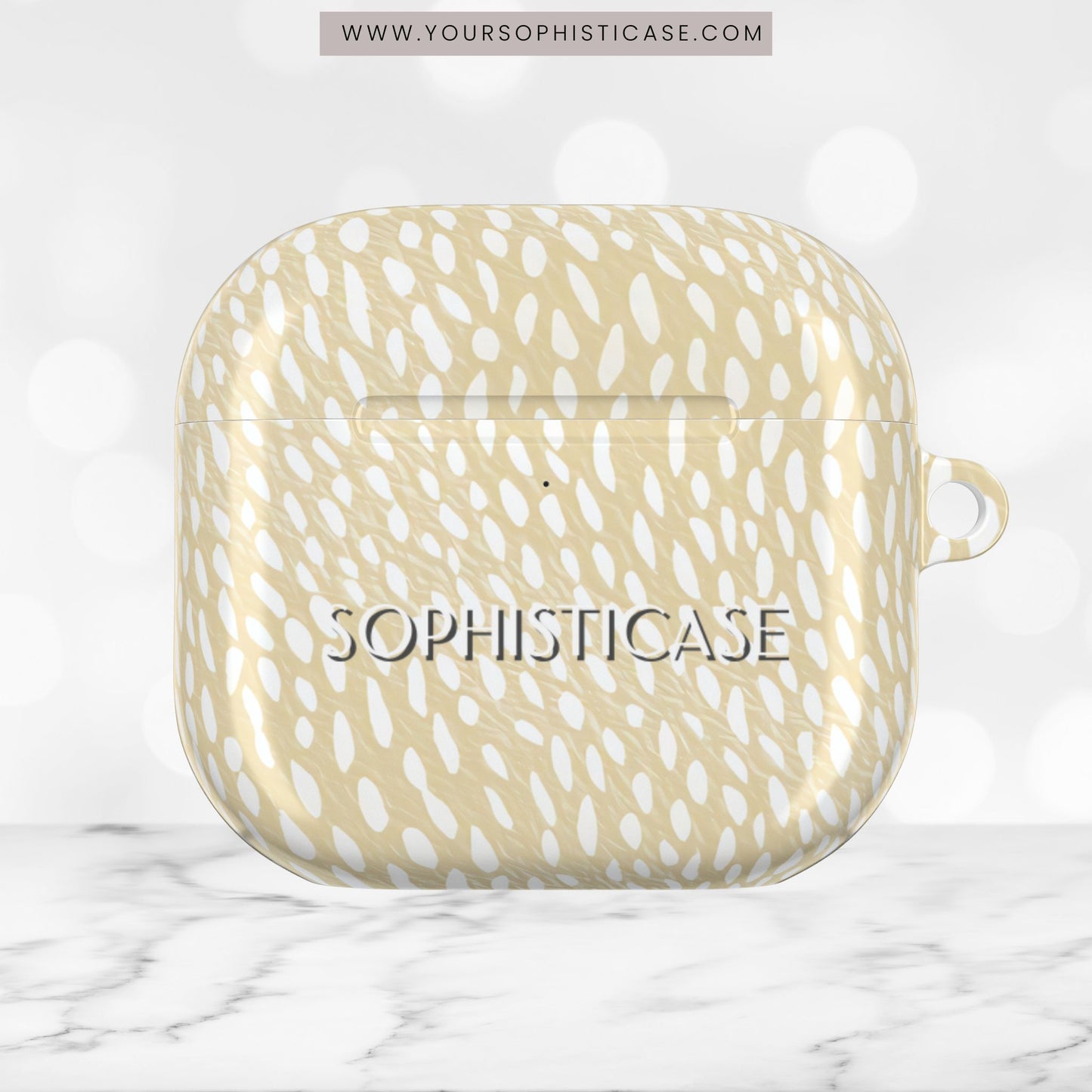 AirPod Cases - Oh Deer! in Neutral Beige