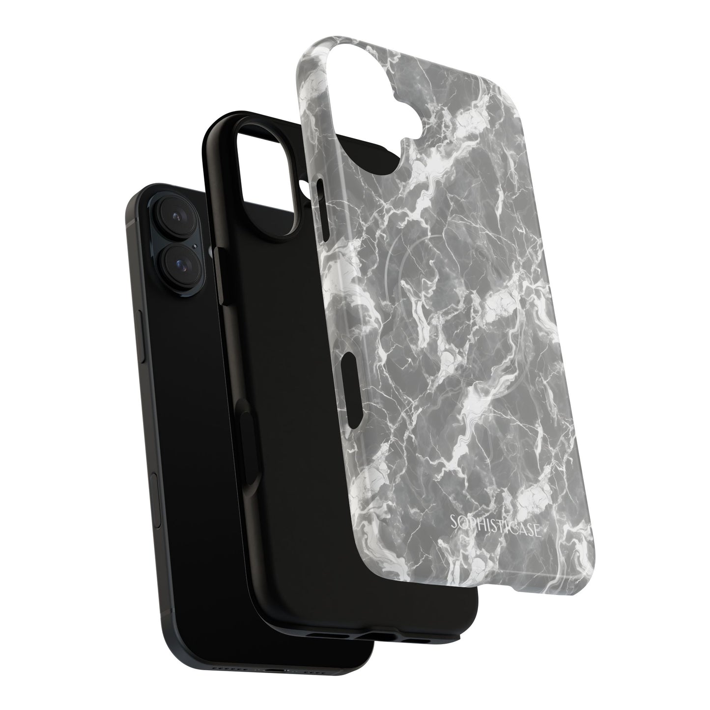 Marble Crush in Grey - Magsafe Case