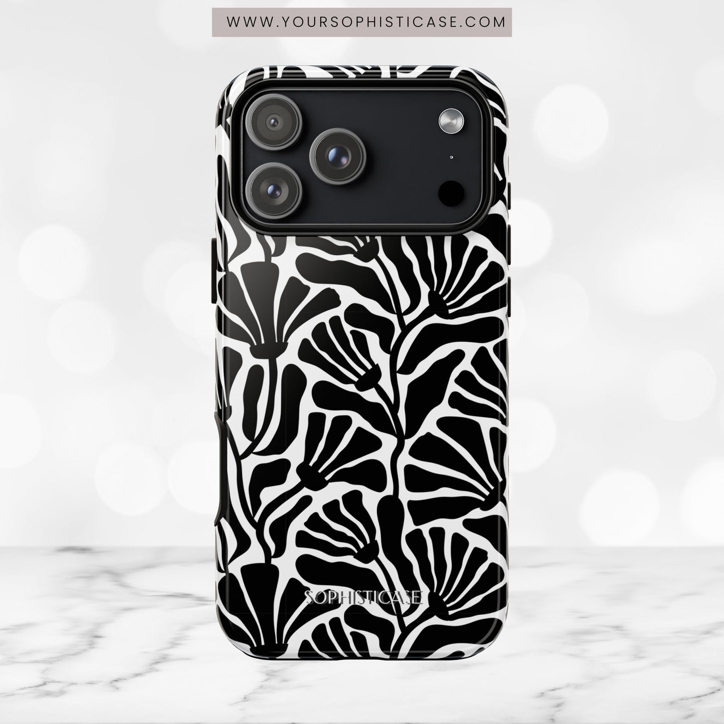 Dark Thoughts in Urban Vine - Tough Phone Case