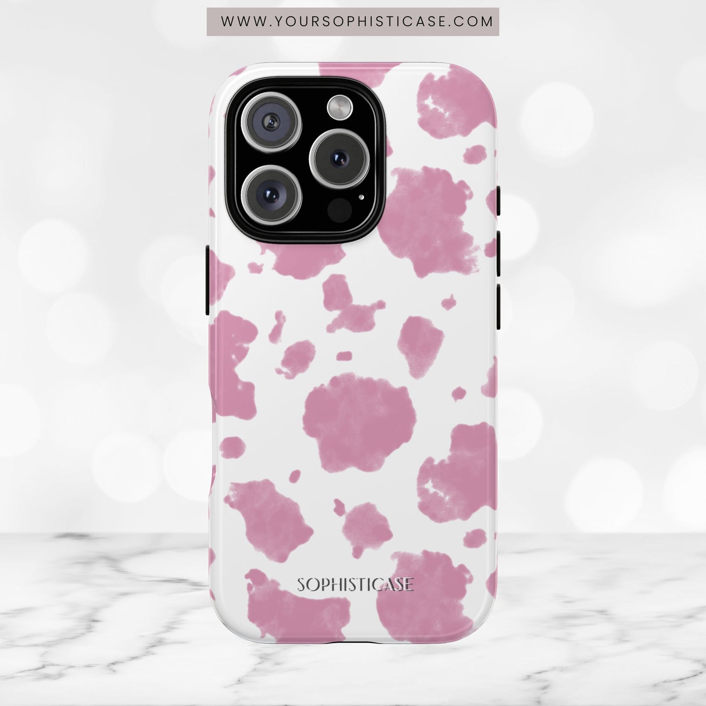 Holy Cow in Pink - iPhone Case