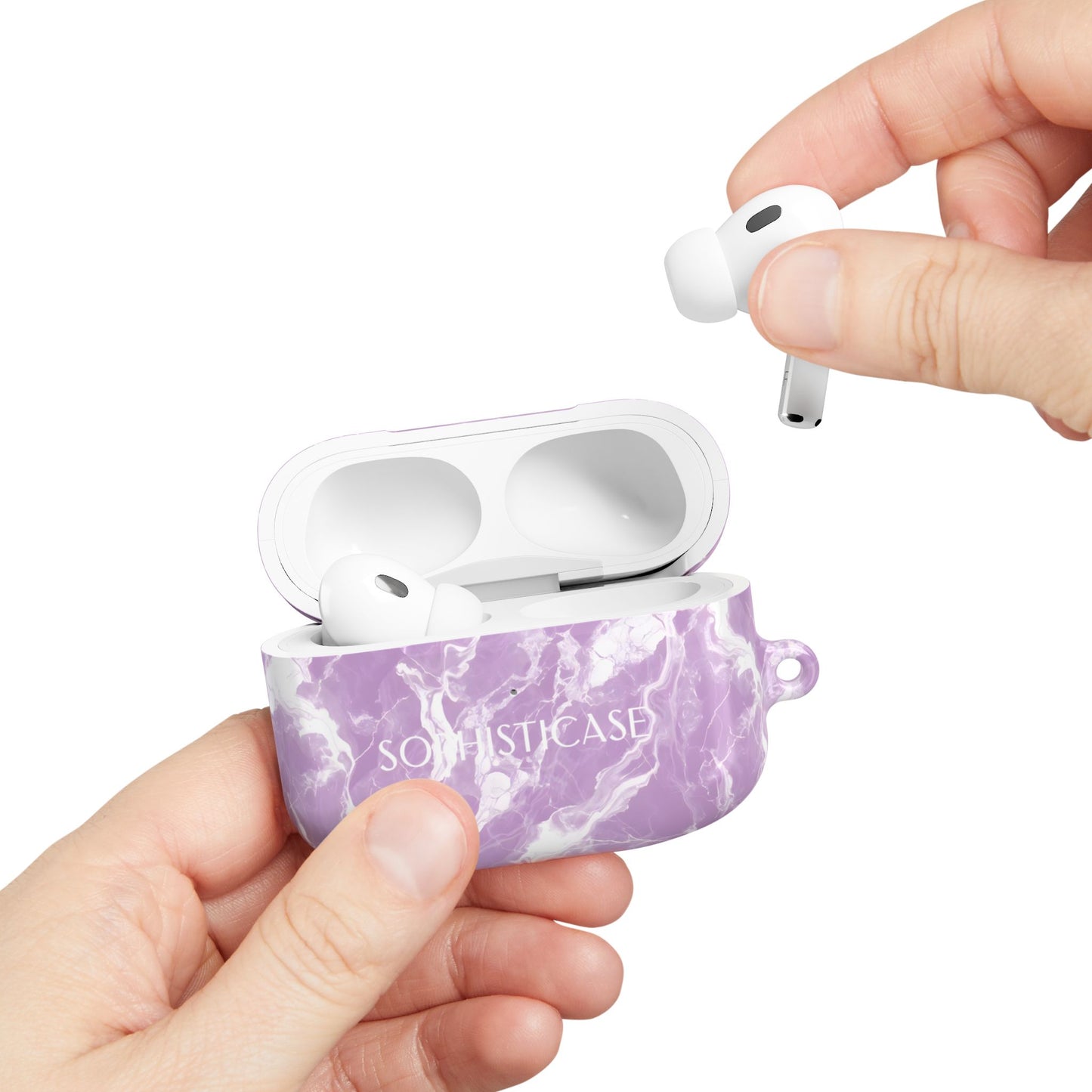 AirPod Cases - Marble Crush in Purple