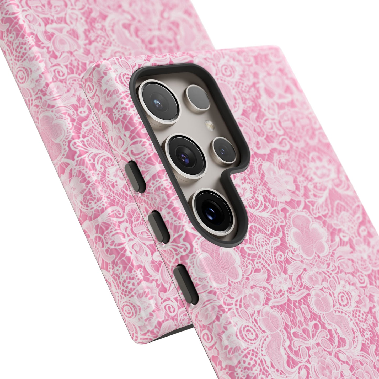 Luxe Lace in Pink - Tough Phone Case