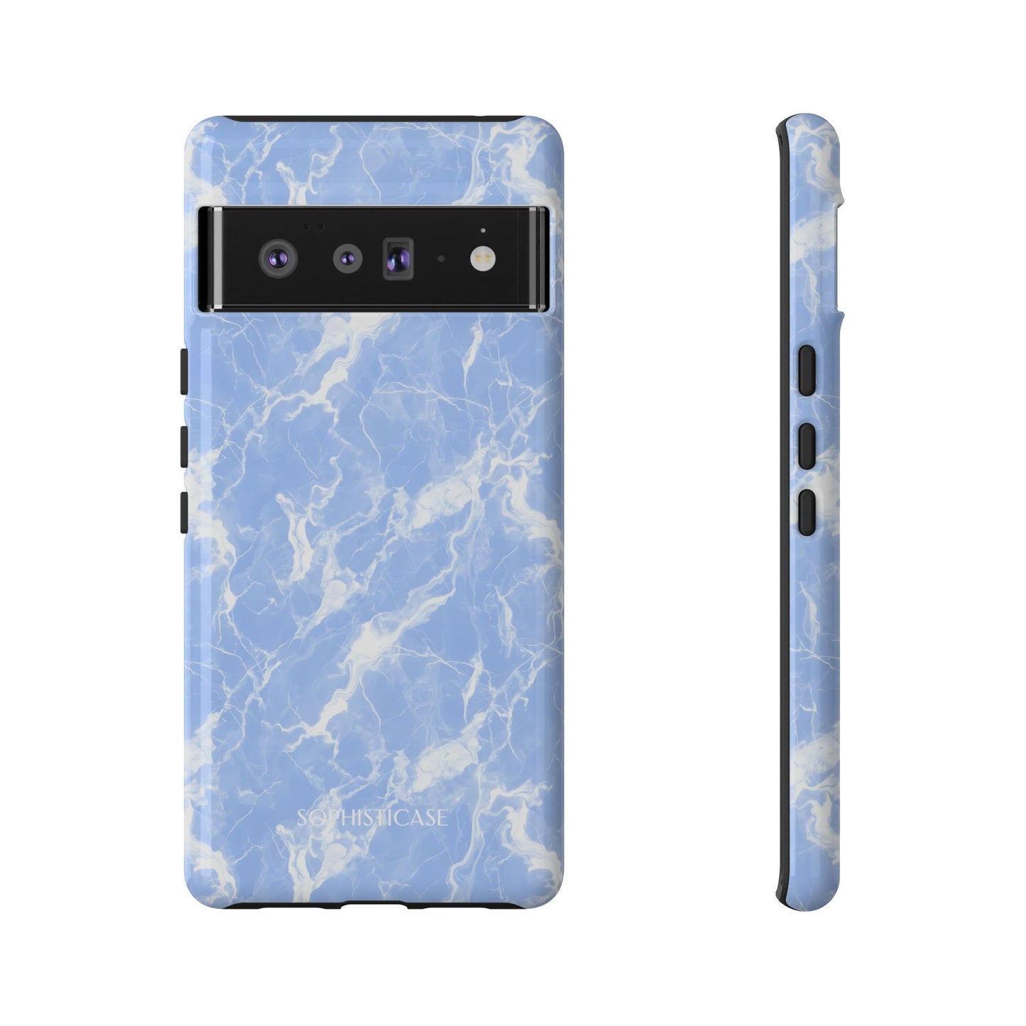 Marble Crush in Blue - Tough Phone Case