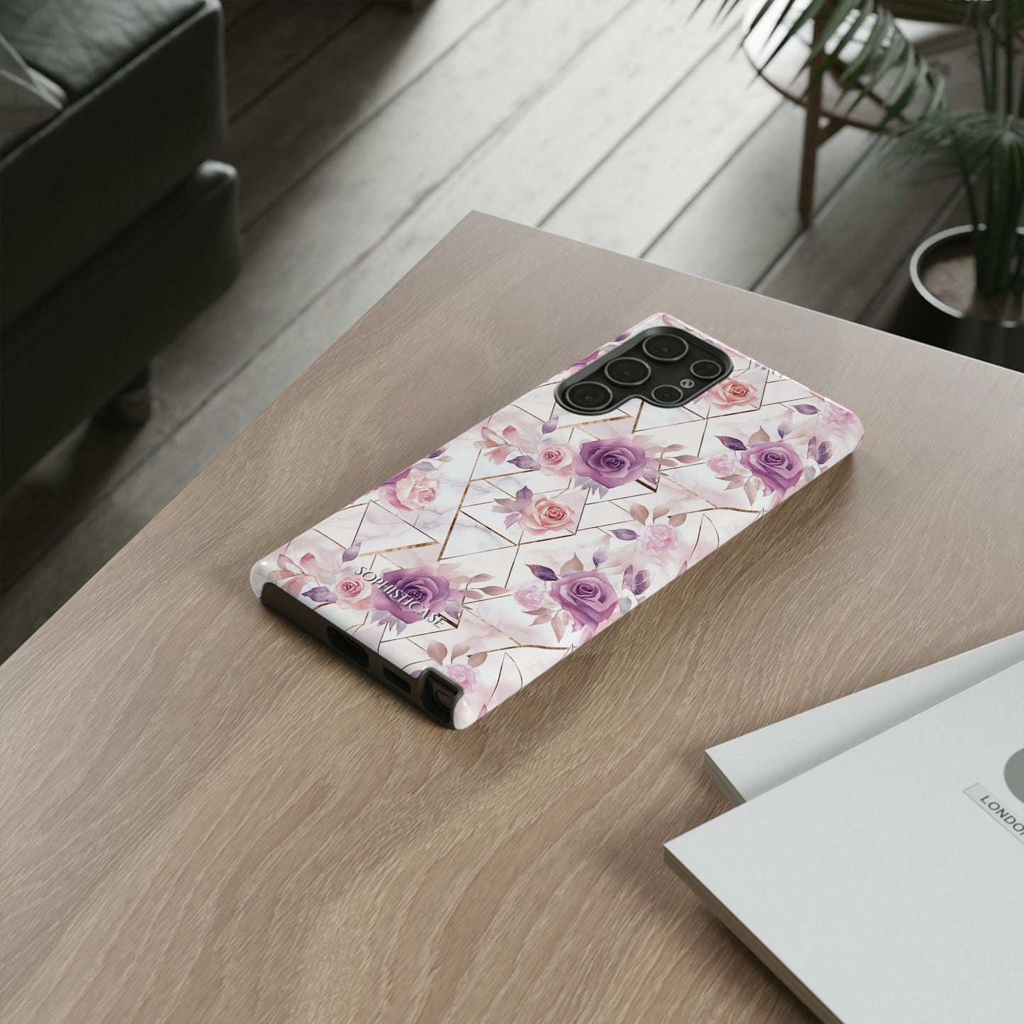 Royal Floral in Rose Royale - Tough Phone Case
