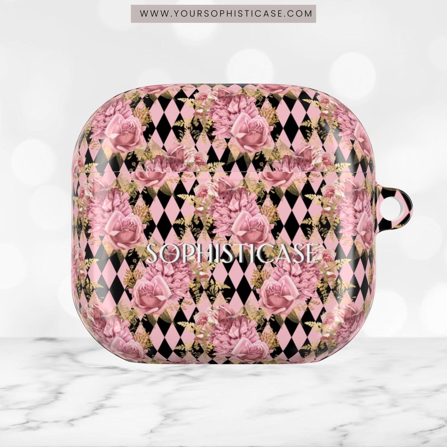 AirPod Cases - Rose Diamond Romance in Valentina
