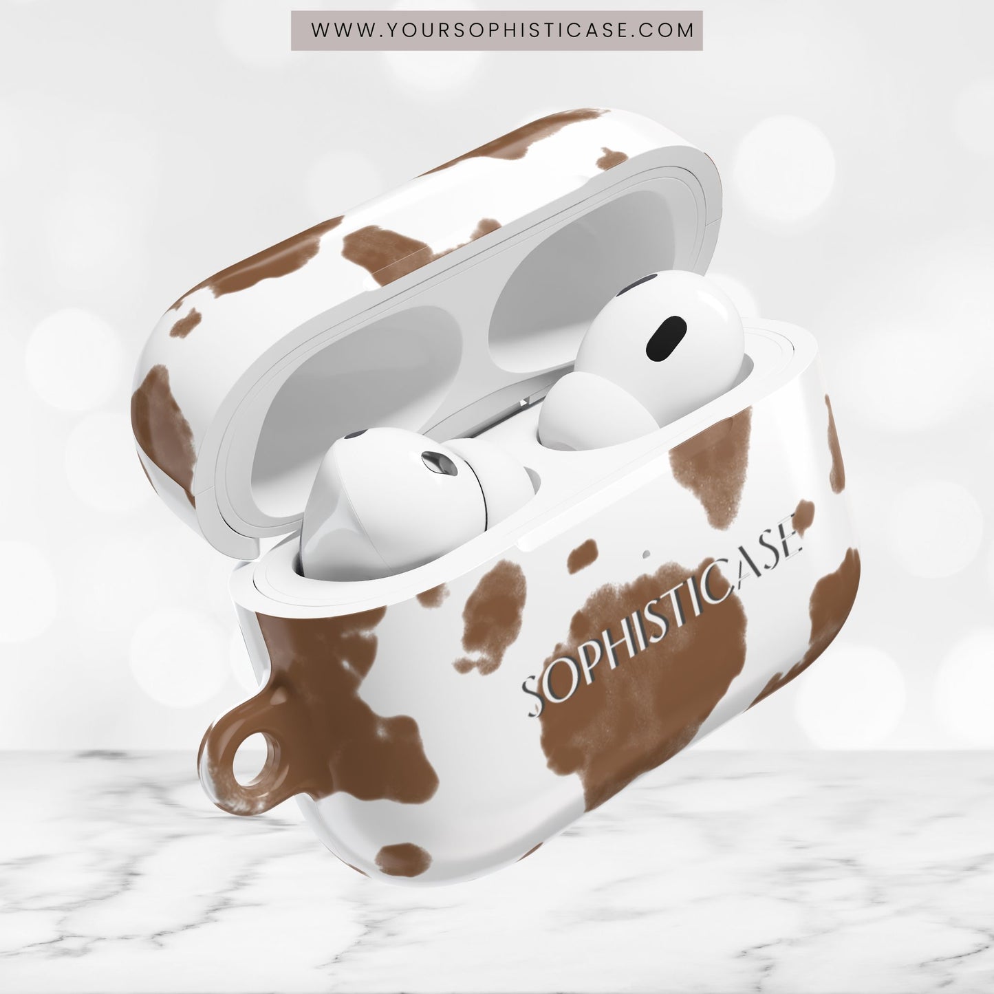 AirPod Cases - Holy Cow in Brown