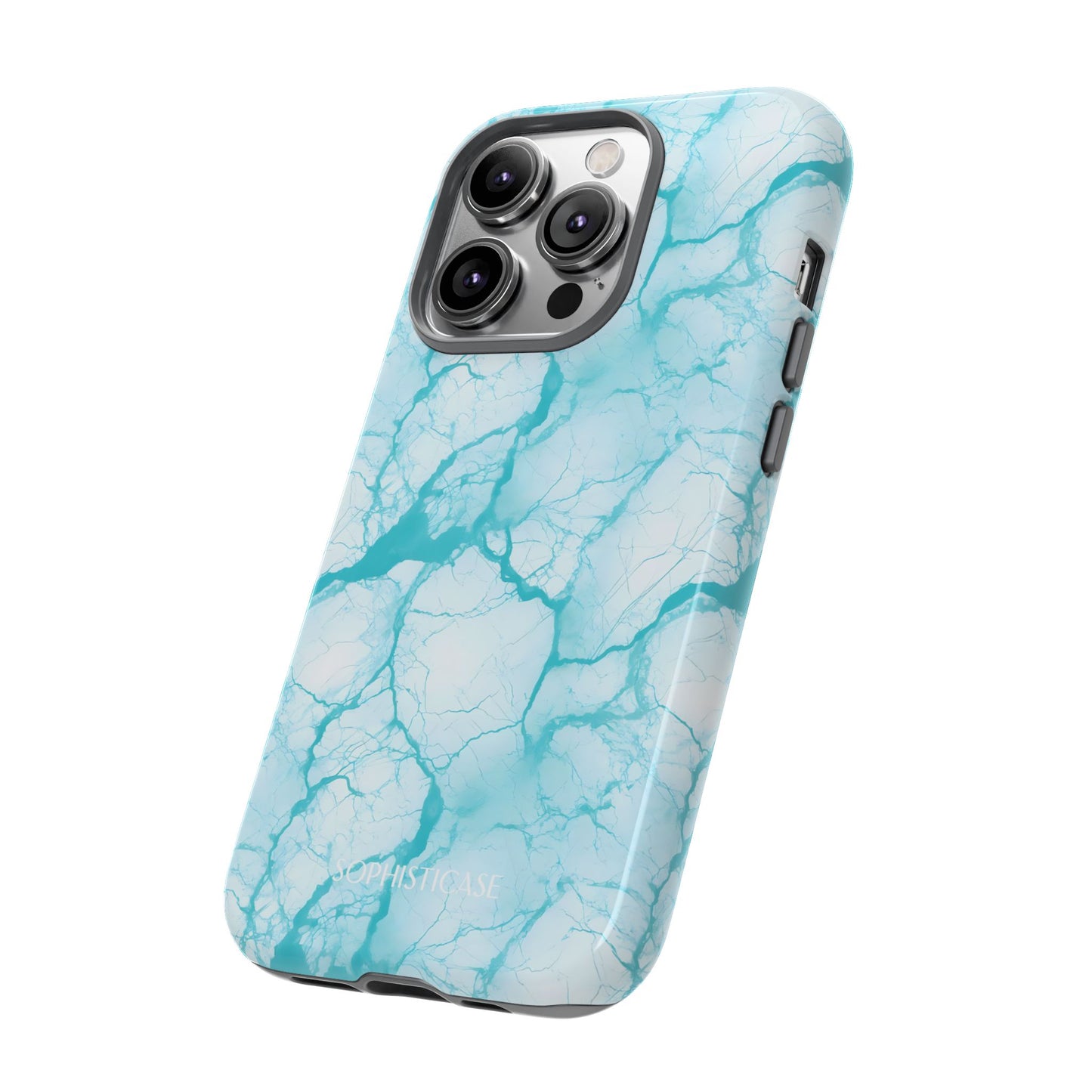 Marble Opulence in Aqua - Tough Phone Case