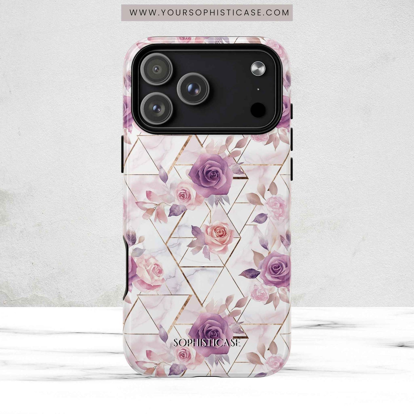 Royal Floral in Rose Royale - iPhone Magsafe Case
