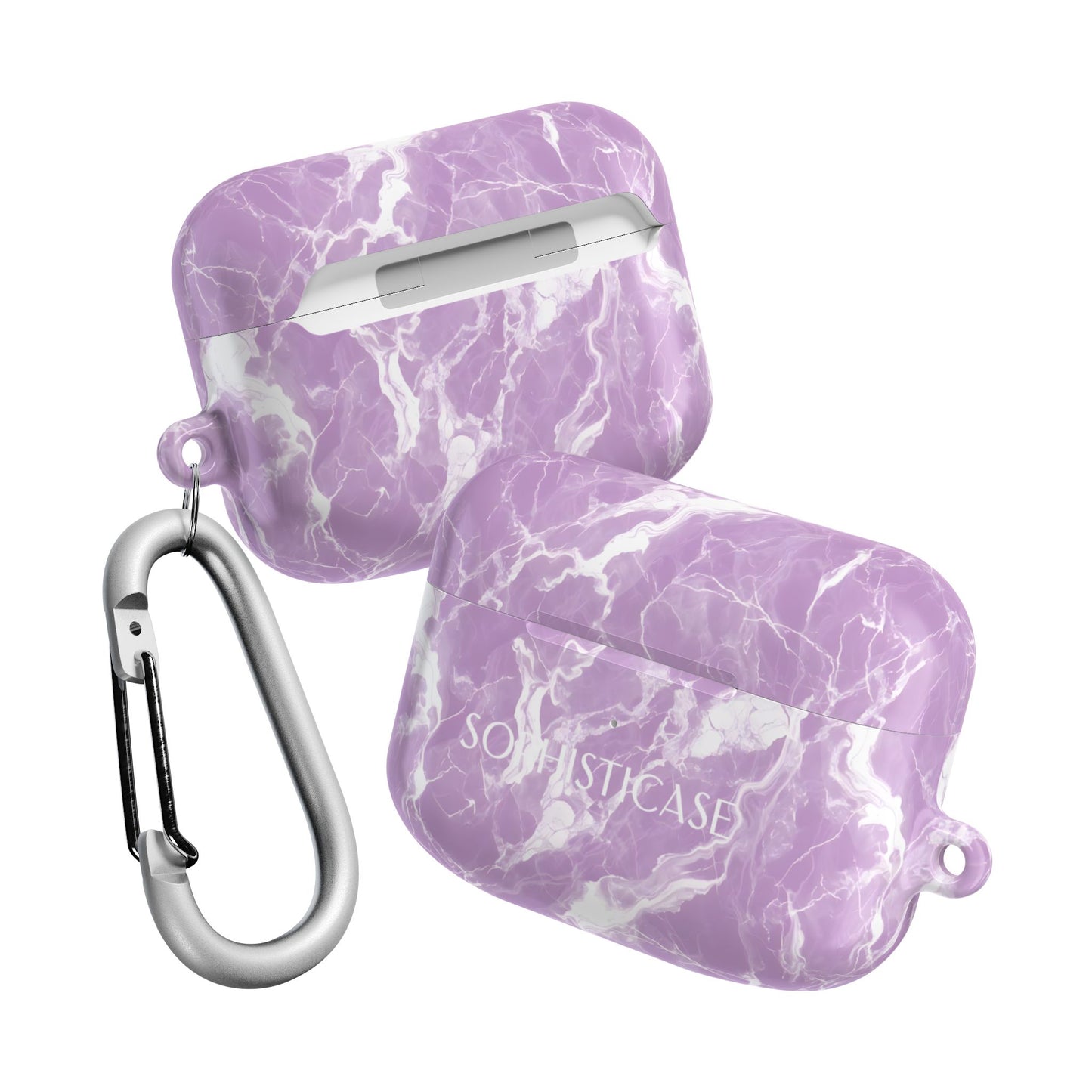 AirPod Cases - Marble Crush in Purple