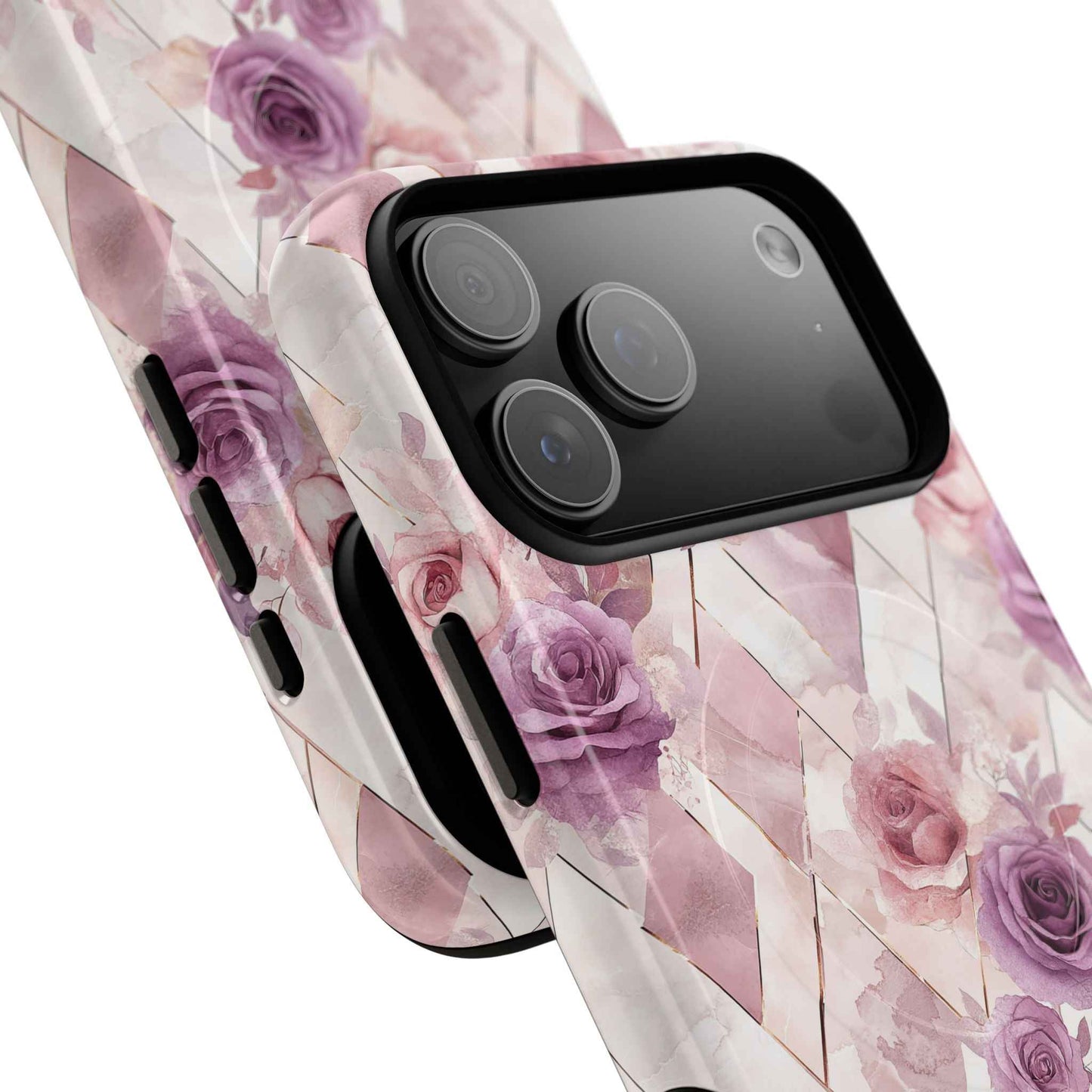 Royal Floral in Mauve Rose - iPhone Magsafe Case