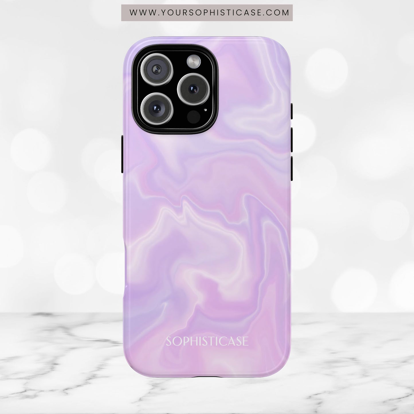 Liquid Magic in Sunset Haze - iPhone Case