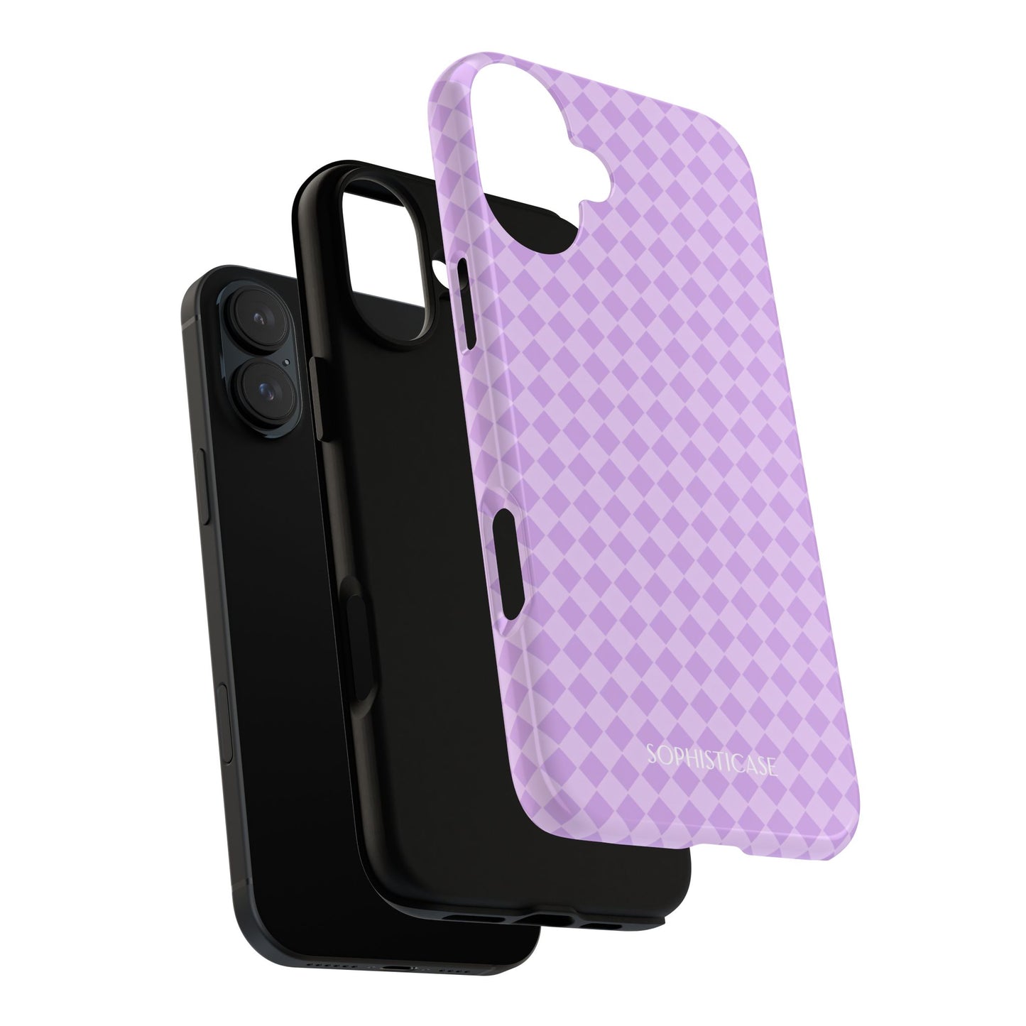 Diamond Diva in Pastel Purple - iPhone Case