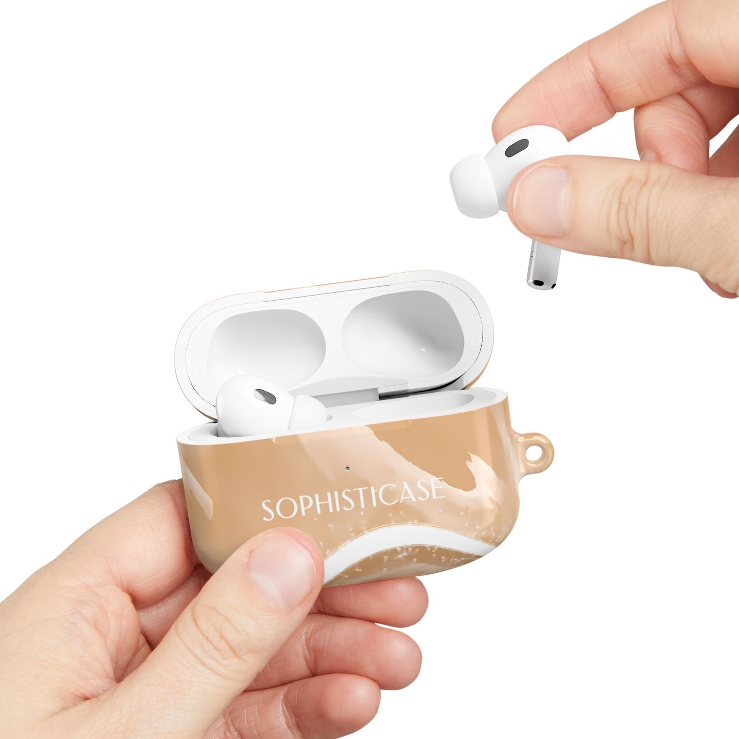AirPod Cases - Serenity in Neutral Brown