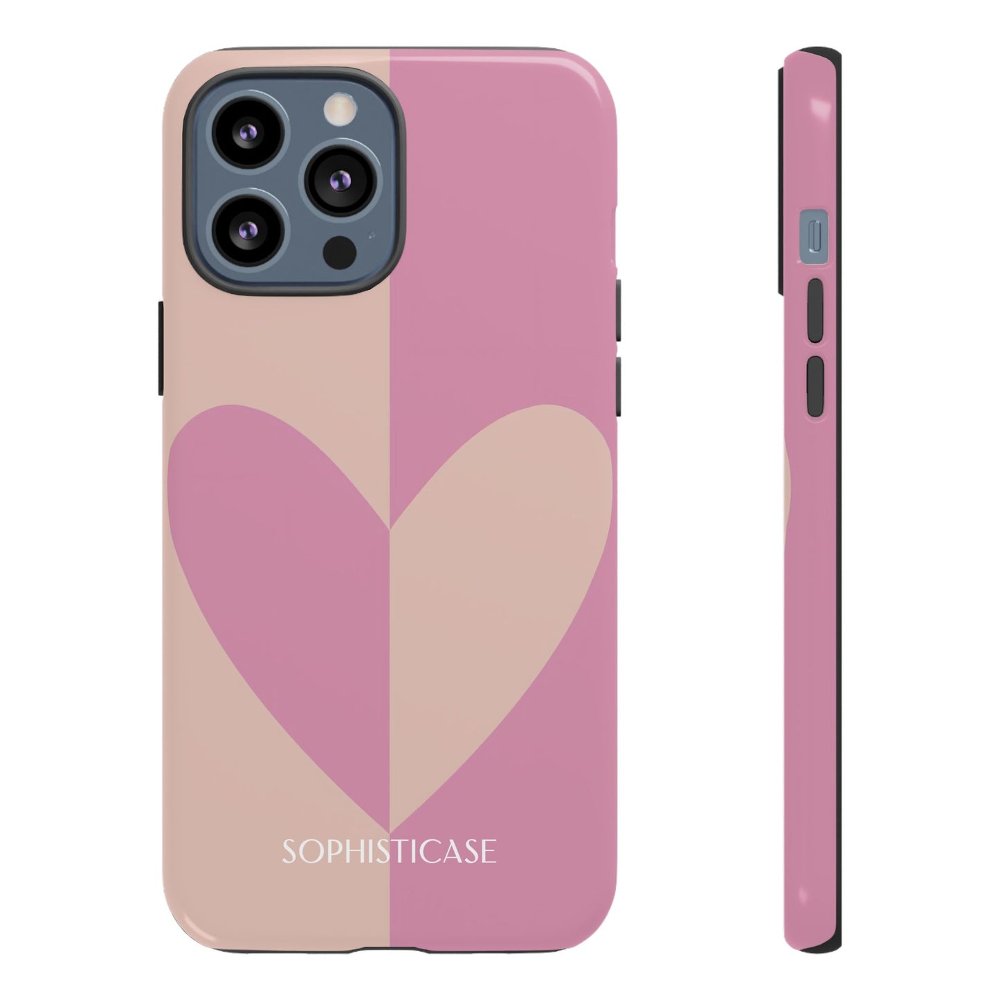 Be Mine in Pink and Brown - iPhone Case