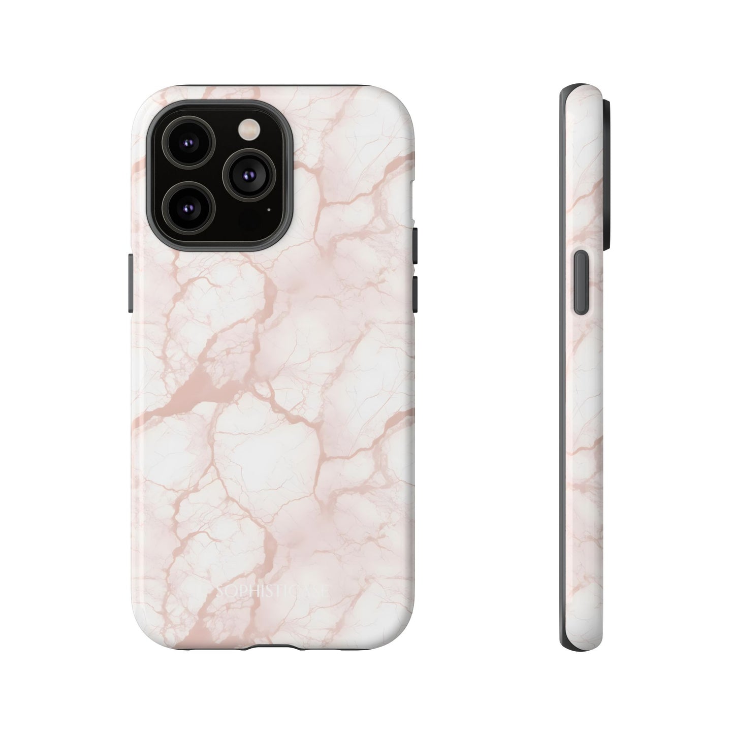 Marble Opulence in Neutral Beige - iPhone Case