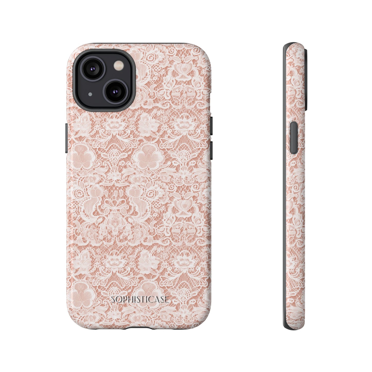Luxe Lace in Brown - Tough Phone Case