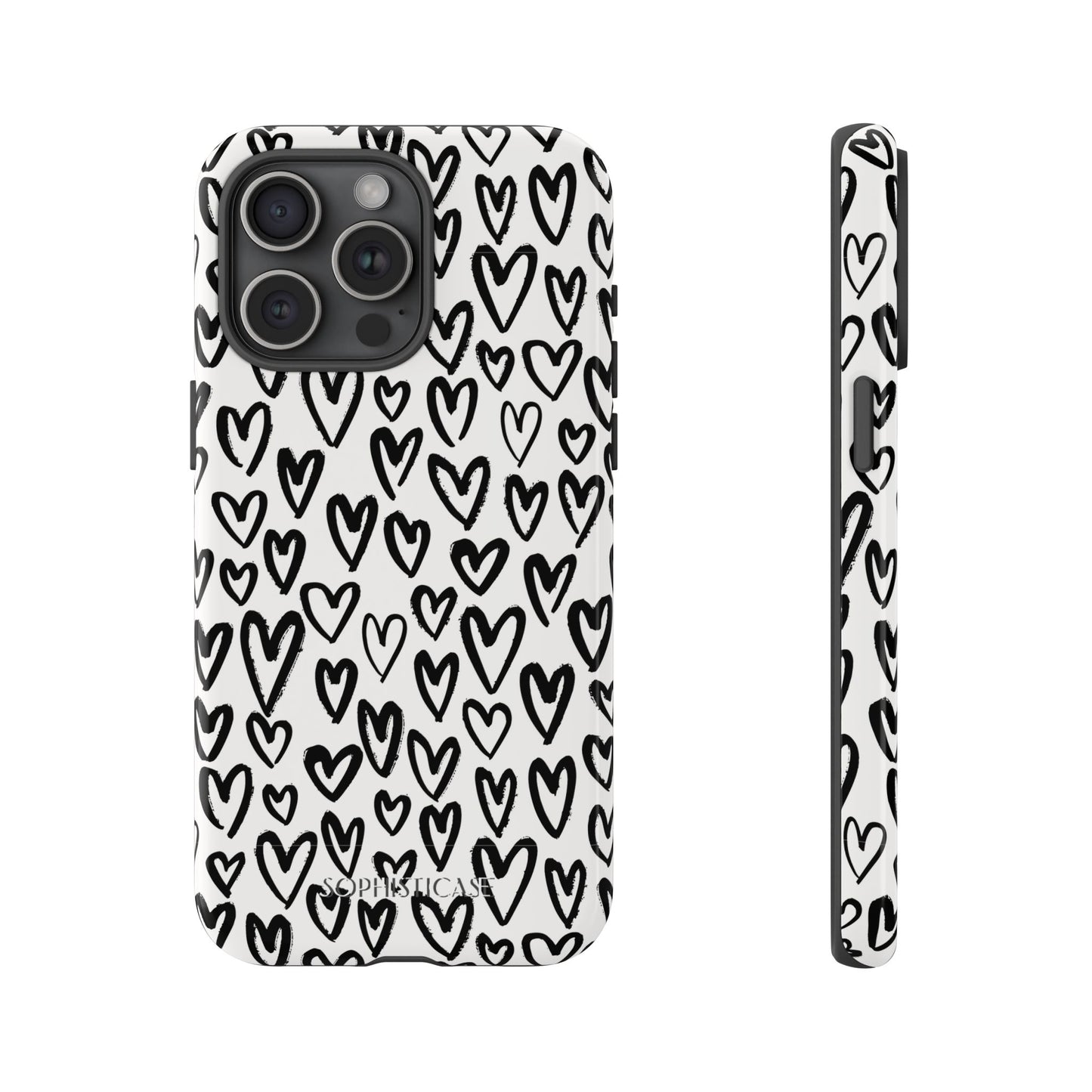 Dark Thoughts in Urban Heart - Tough Phone Case