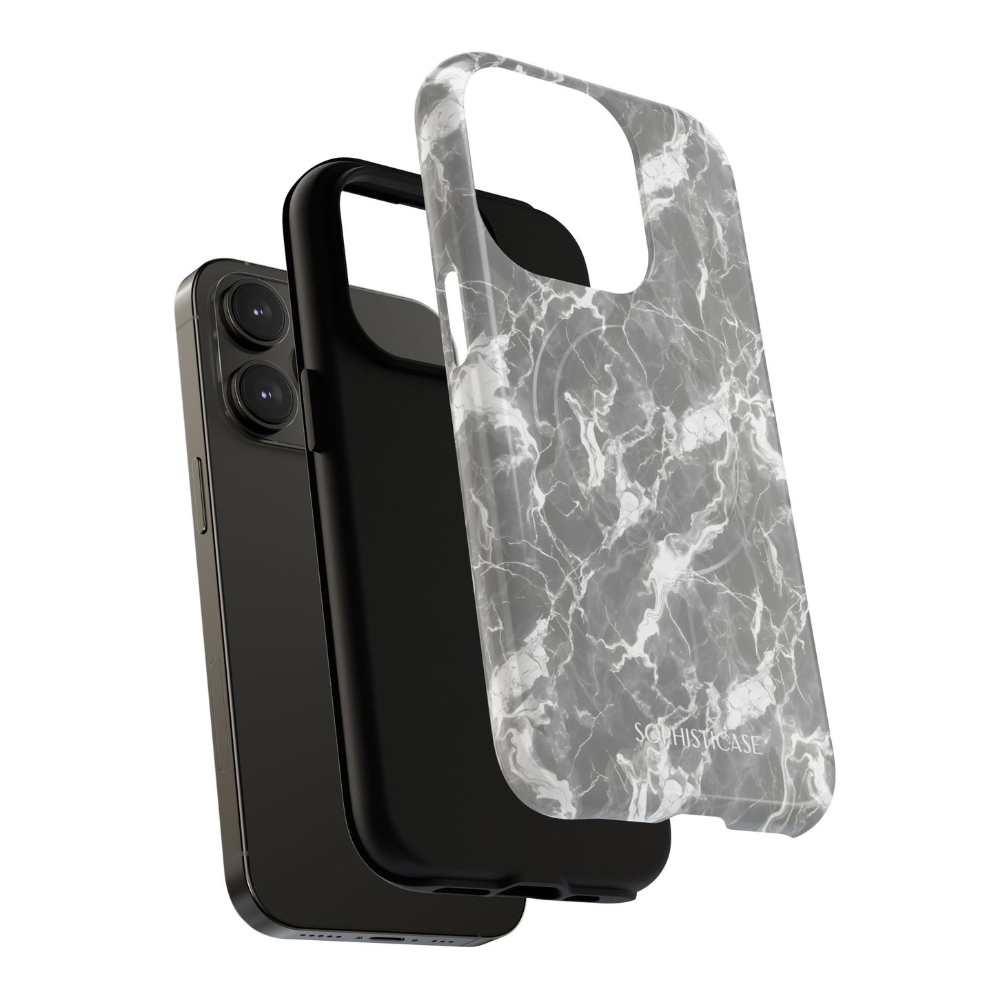 Marble Crush in Grey - Magsafe Case