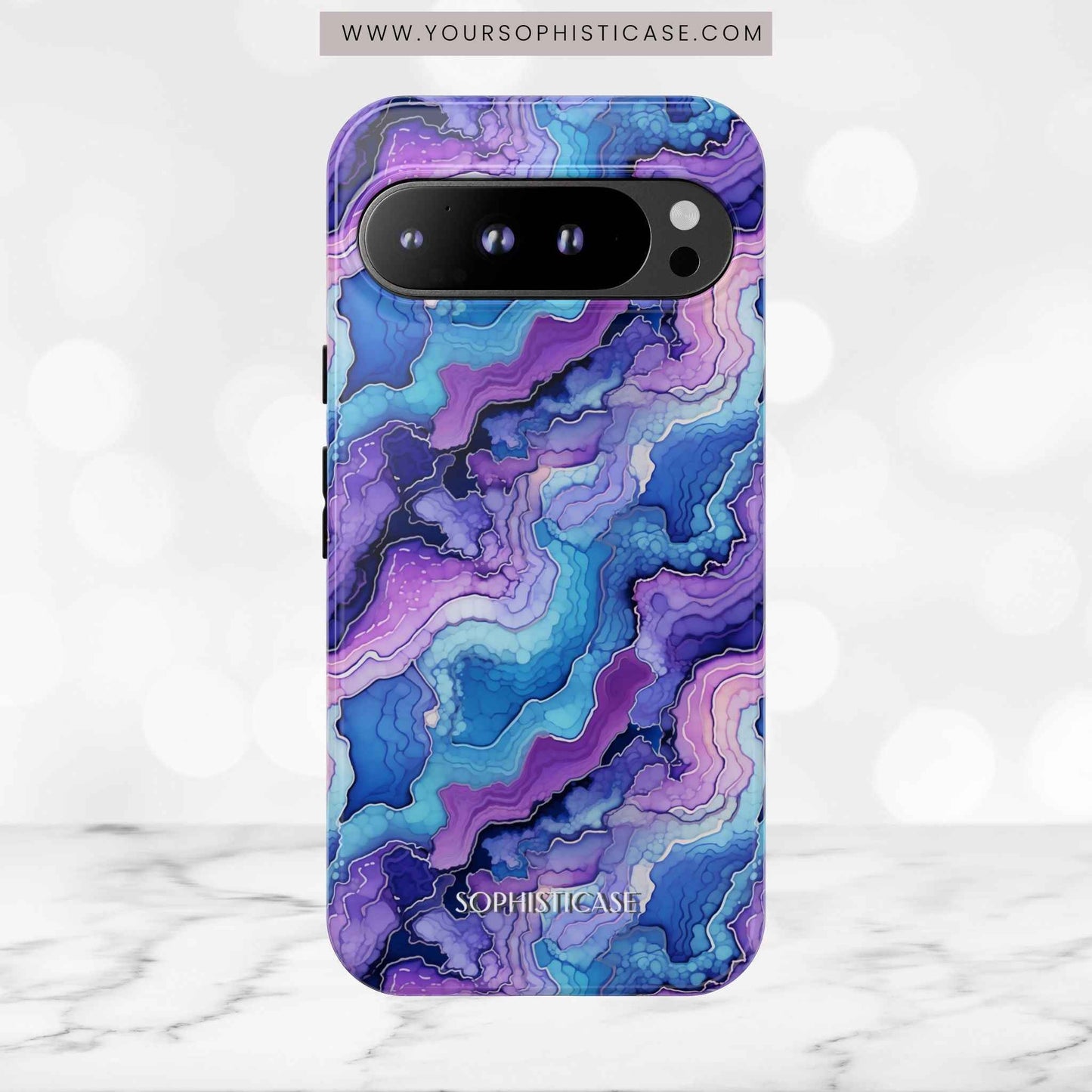 Nightstone in Indigo Tide - Tough Phone Case