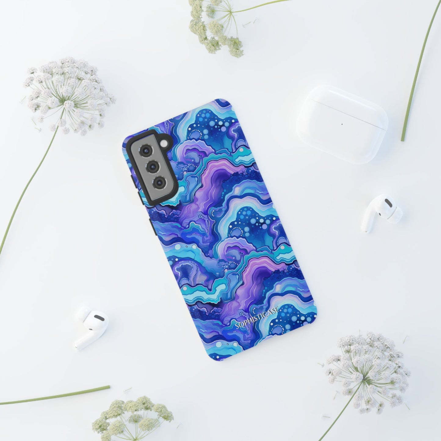 Nightstone in Lapis Wave - Tough Phone Case