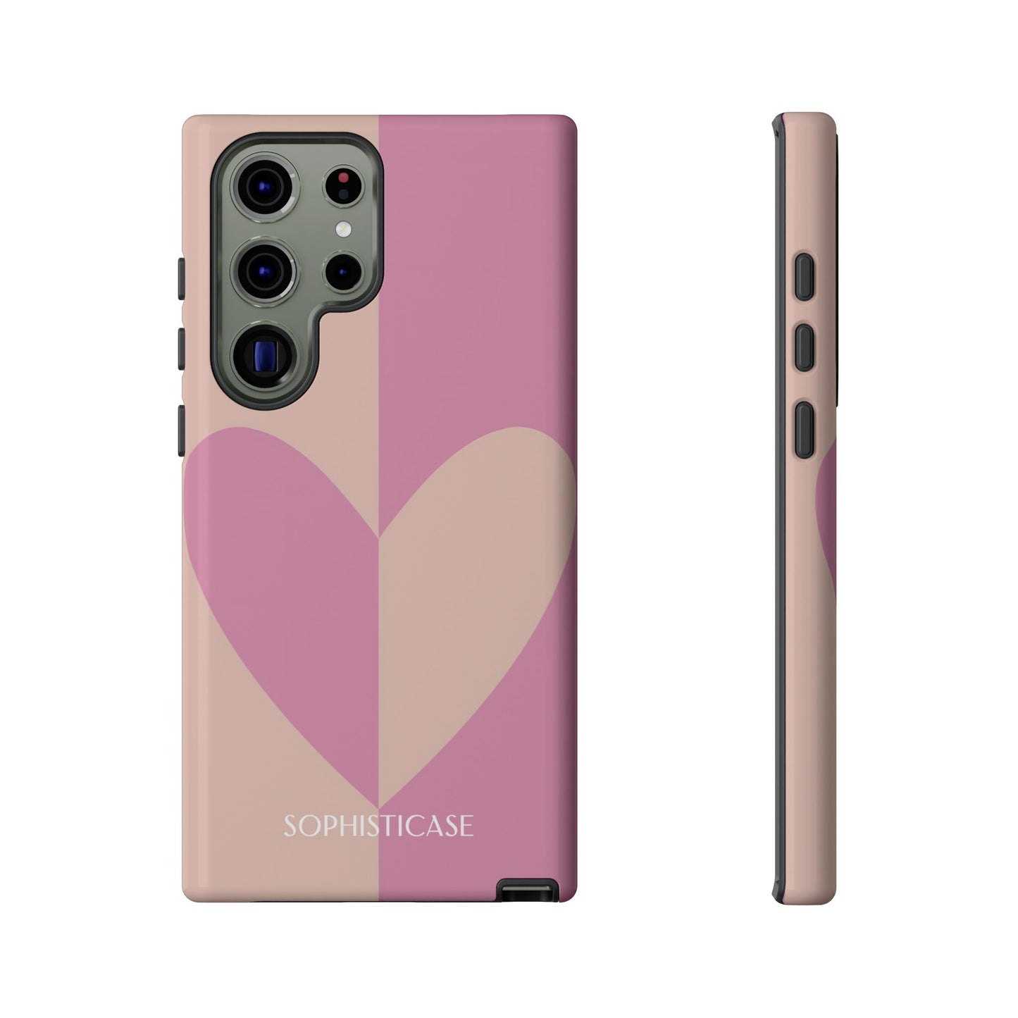 Be Mine in Pink and Brown - Tough Phone Case for Samsung Galaxy - Sophisticase