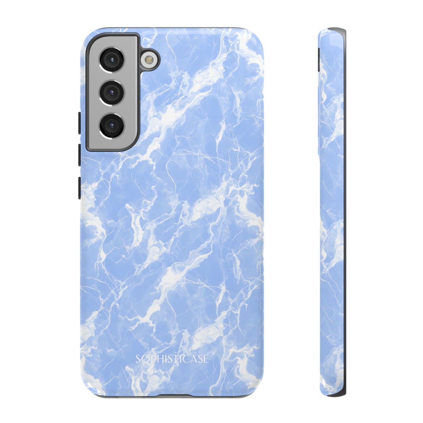 Marble Crush in Blue - Tough Phone Case