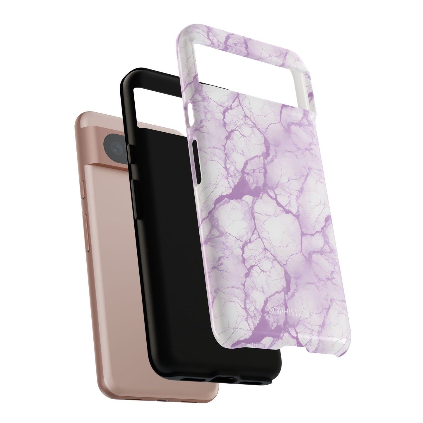 Marble Opulence in Purple - Google Pixel Case